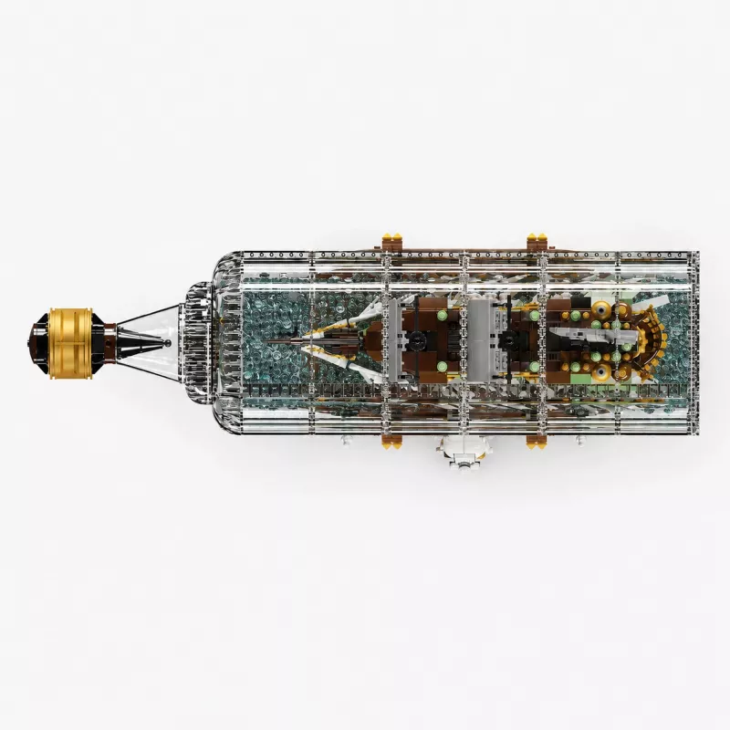 MOULD KING 10067 Flying Dutchman Ship-in-a-Bottle Building Set (2499 Teile)