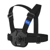 TELESIN Brustgurt-Halterung für Insta360 GoPro SJCAM DJI Xiaomi Action-Kameras - Schwarz