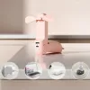 Jisulife Life8 Handheld Fan Tragbarer USB-Ventilator mit Powerbank 2000mAh und Taschenlampe - Pink