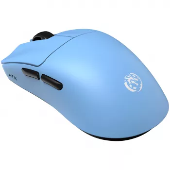 ATK x LEV F1 V2 Extreme Gaming Mouse, Wireless, PAW3950 Ultra, 8K Hz - Blau