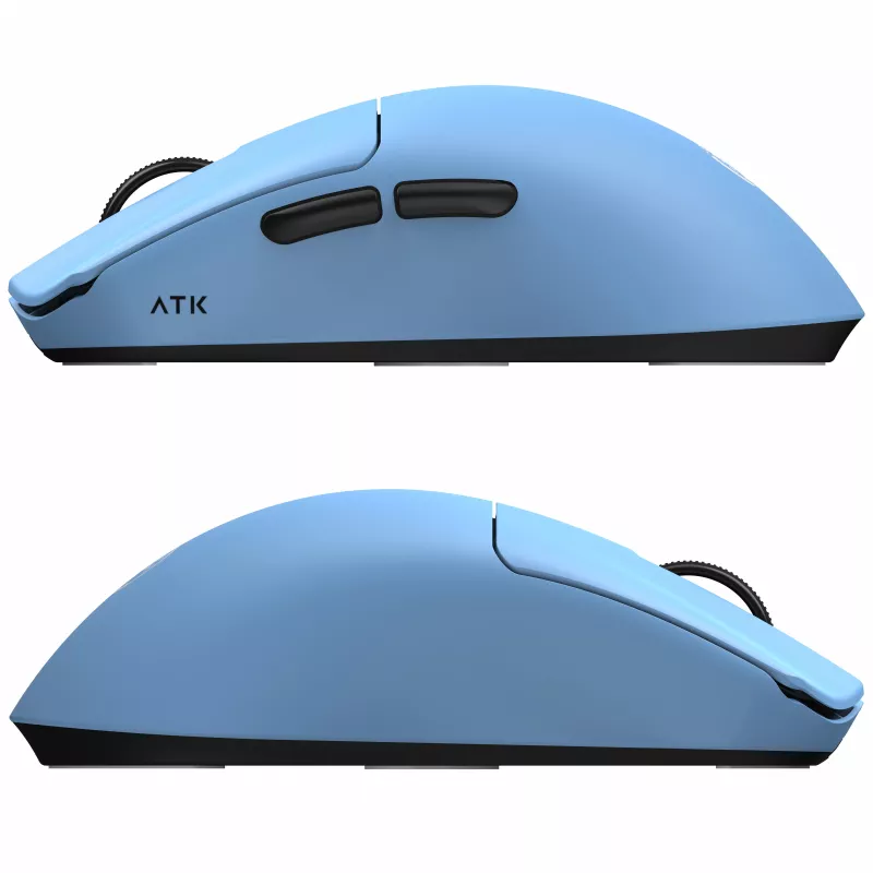 ATK x LEV F1 V2 Extreme Gaming Mouse, Wireless, PAW3950 Ultra, 8K Hz - Blau