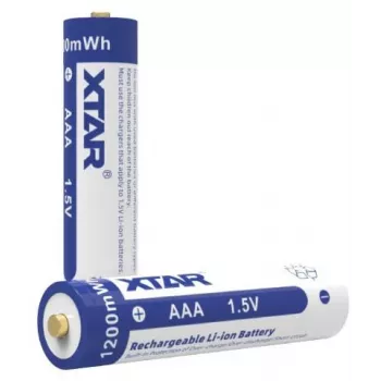 XTAR AAA 1,5 V 750 mAh wiederaufladbarer Li-Ionen-Akku (4er-Pack) mit Schutz