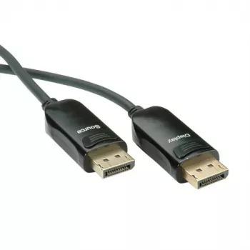 ROLINE DisplayPort 1.4 Active Optical Cable (AOC), M/M, 50 m, Schwarz (14.01.3492)