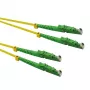 ROLINE LWL-Patchkabel Duplex 9/125 µm OS2 LSH/APC, LSOH, gelb, 3 m