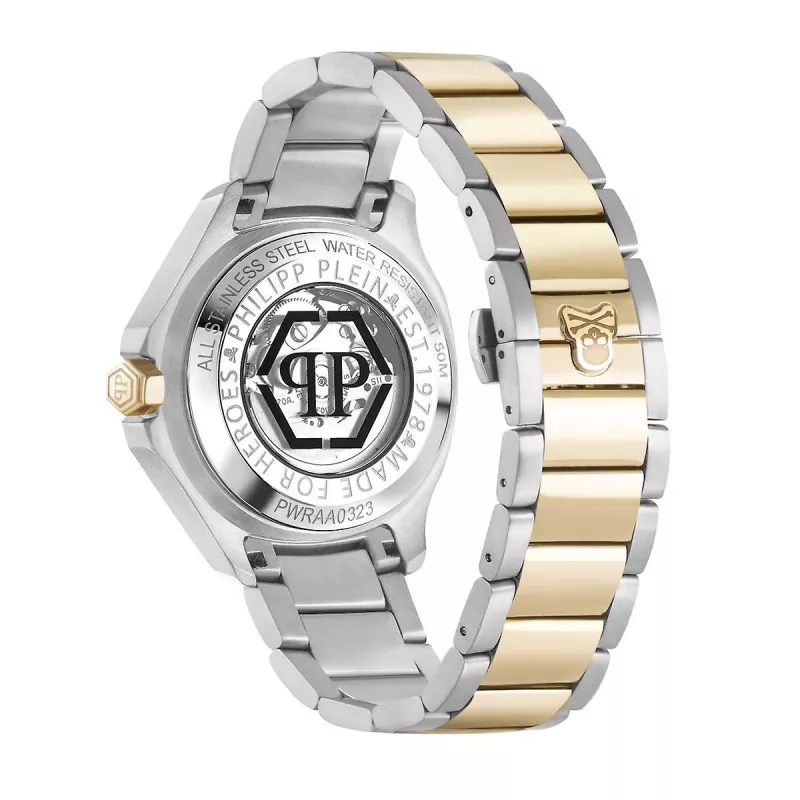 Philipp Plein The $keleton Herren Automatikuhr PWRAA0323 42mm Schwarzes Silikon