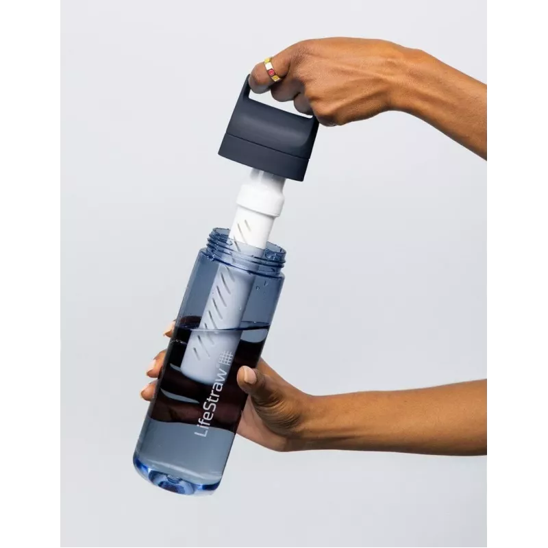 LifeStraw Go 2.0 Wasserfilterflasche 22 oz (650 ml) - Kirschblütenrosa