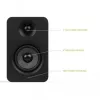 KANTO AUDIO YUP4 Passive Regallautsprecher - Schwarz (Paar)