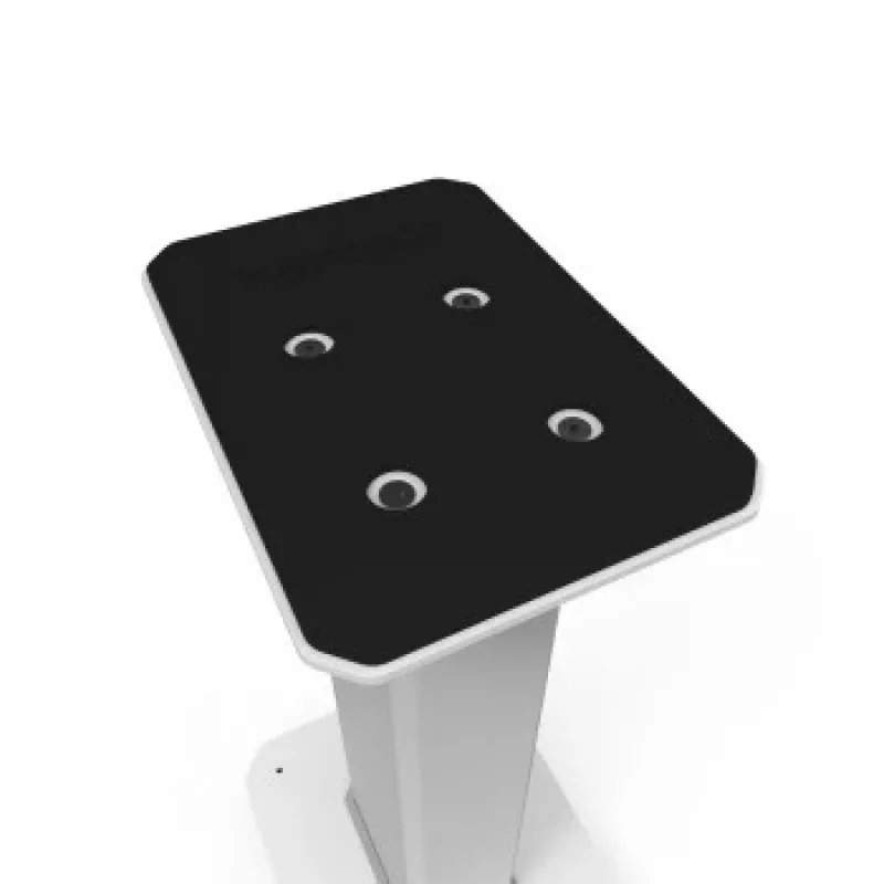KANTO AUDIO 26 Tall Fillable Speaker Stands mit Isolationsfüßen - Weiß (Paar)
