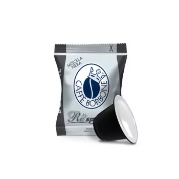 Caffè Borbone Respresso Miscela Nera Kaffeekapseln 100 x 5g für Nespresso OriginalLine