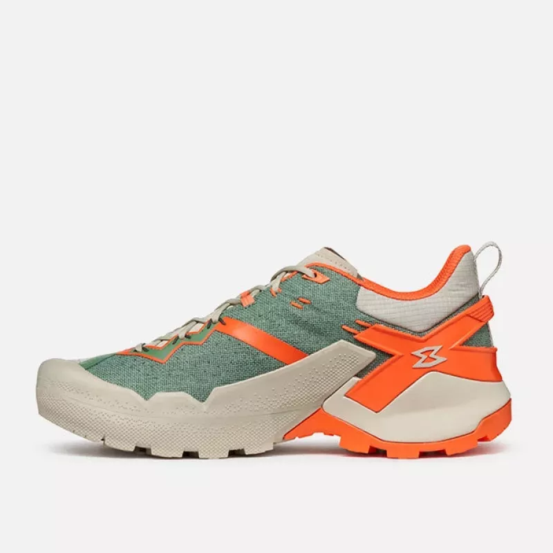 Garmont 9.81 Onyx GTX Approach Shoes - Agate Grey/Firecracker Orange, EU 44.5