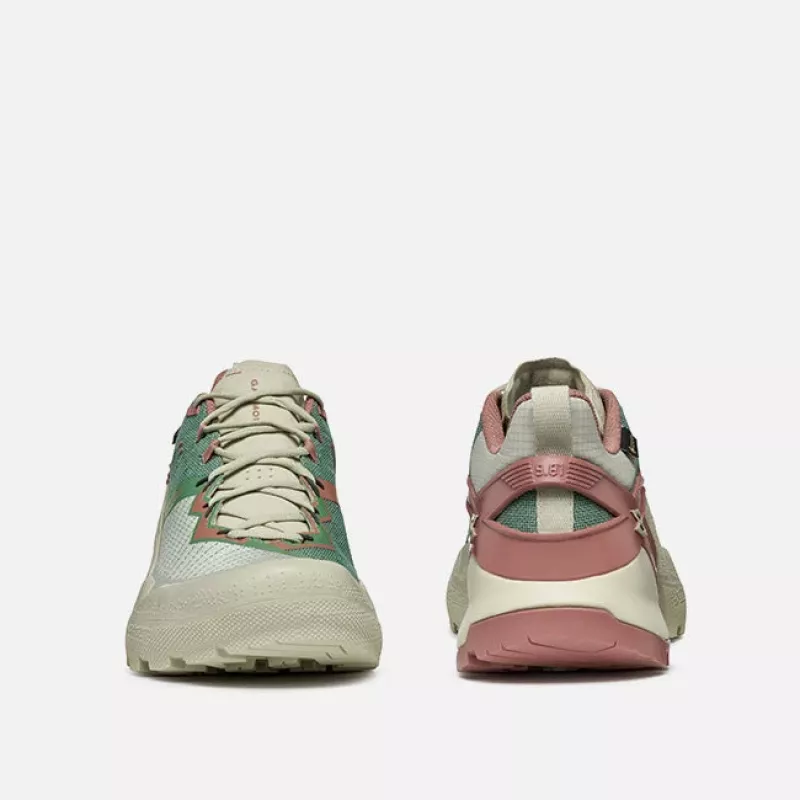 Garmont 9.81 Onyx GTX Damen-Zustiegsschuhe - Agate Grey/Hedge Green, Größe 39