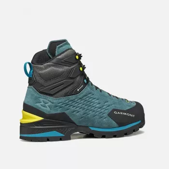 Garmont Ascent Evo GTX Mountaineering Boots - Jay Blue/Sheen Yellow, EU 42.5
