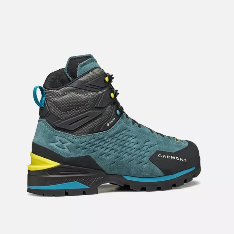 Garmont Ascent Evo GTX Mountaineering Boots - Jay Blue/Sheen Yellow, EU 42.5