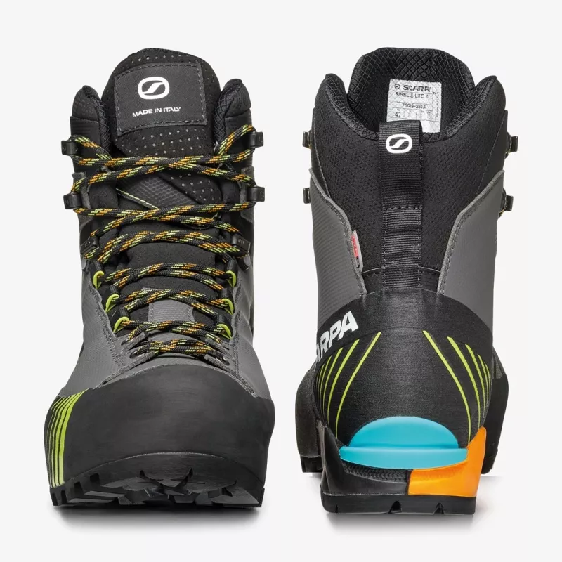 Scarpa Ribelle Lite HD Mountaineering Boots - Iron Gray/Lime - Größe 47 EU