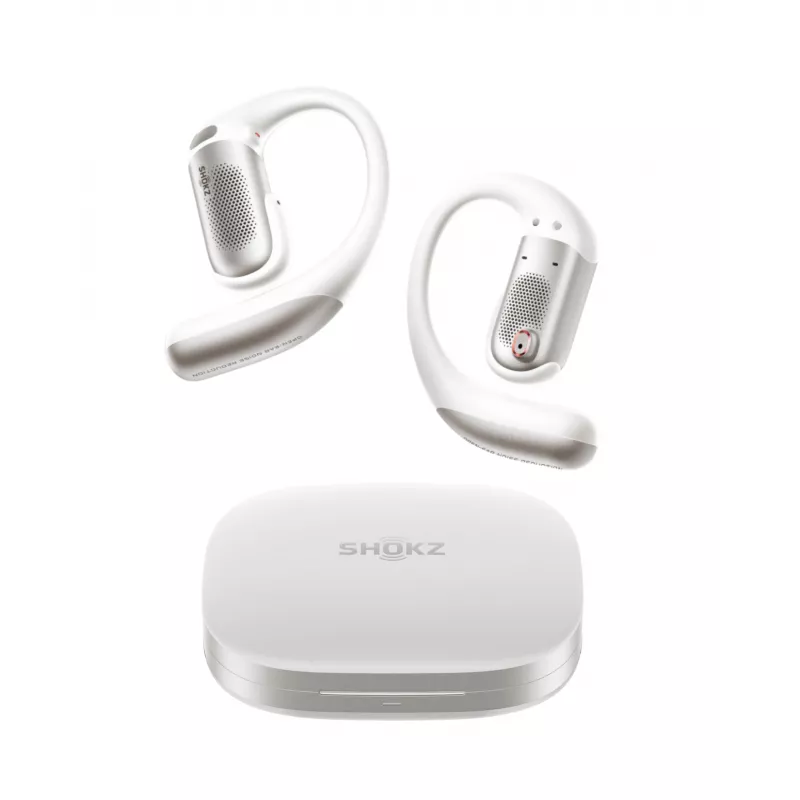 Shokz OpenFit Pro Open-Ear-Kopfhörer, Weiß