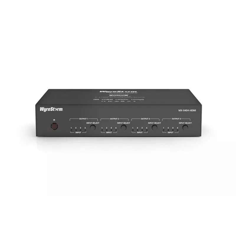 Wyrestorm 4x4 4K HDMI Matrix Switcher mit skalierenden Ausgängen