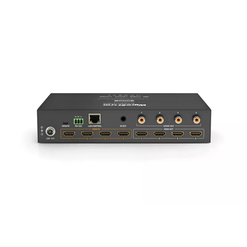 Wyrestorm 4x4 4K HDMI Matrix Switcher mit skalierenden Ausgängen