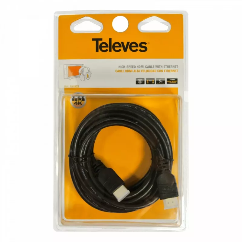 TELEVES HDMI 2.0 Kabel 5m Art. 494503, 4K