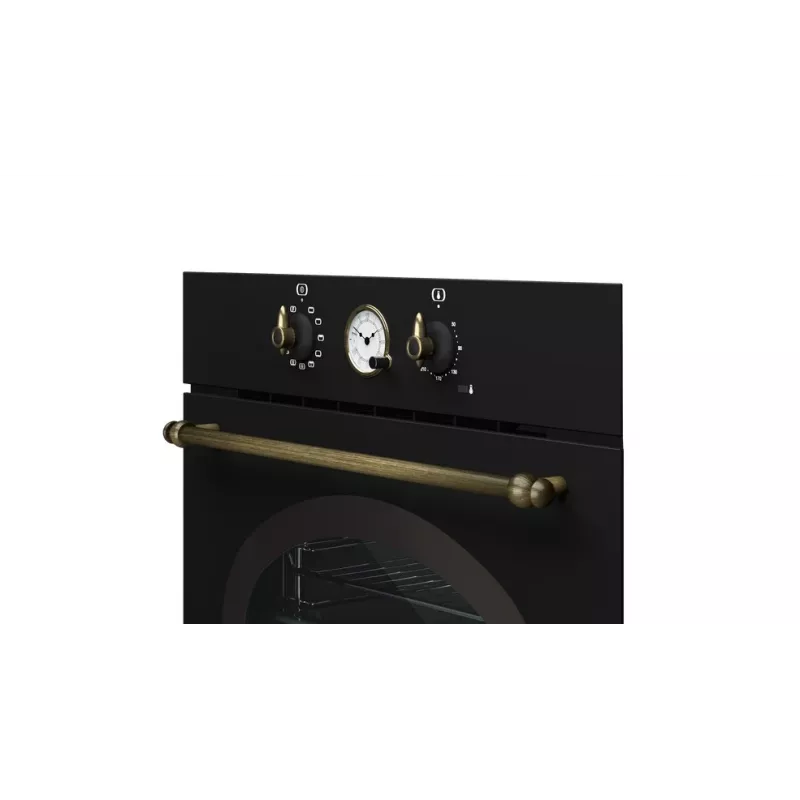 TEKA Backofen STD HRB 6300 AT Einbau-Multifunktionsbackofen 70L A+ Edelstahl Schwarzglas