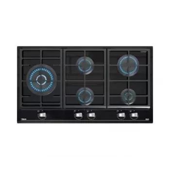 TEKA GZC 95320 XBC BK Gaskochfeld, 5 Brenner, Schwarz, Einbau