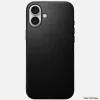 Nomad Modern Leather Case für iPhone 16 Plus - Schwarz