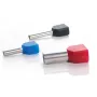 TRYTYT Isolierte Twin-Aderendhülse 2x6mm² Gelb (100 Stück) DUID-2X6,0-14ZO