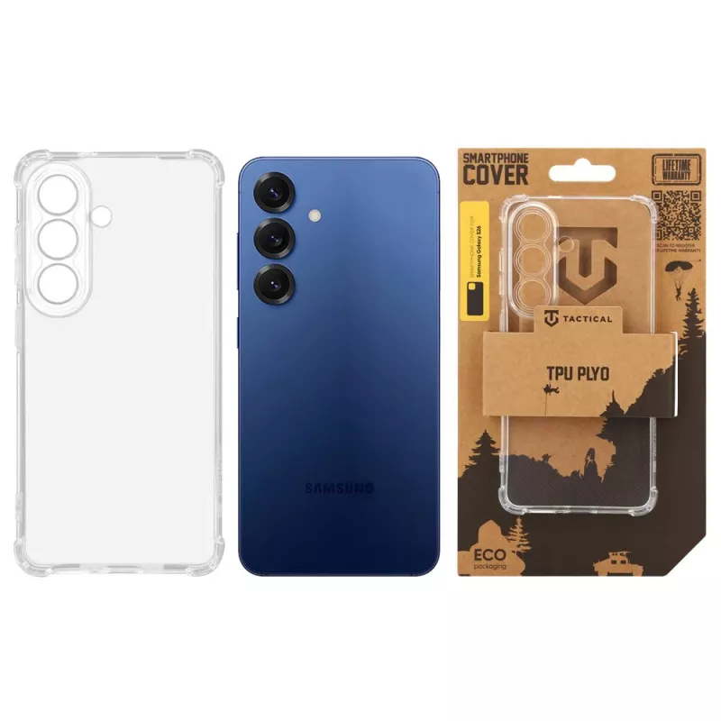 Taktische Rückseitige Abdeckung TPU Plyo Galaxy S26 Transparent