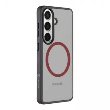 Tactical Back Cover MagForce Hyperstealth 2.0 für Samsung Galaxy S26, Schwarz/Rot