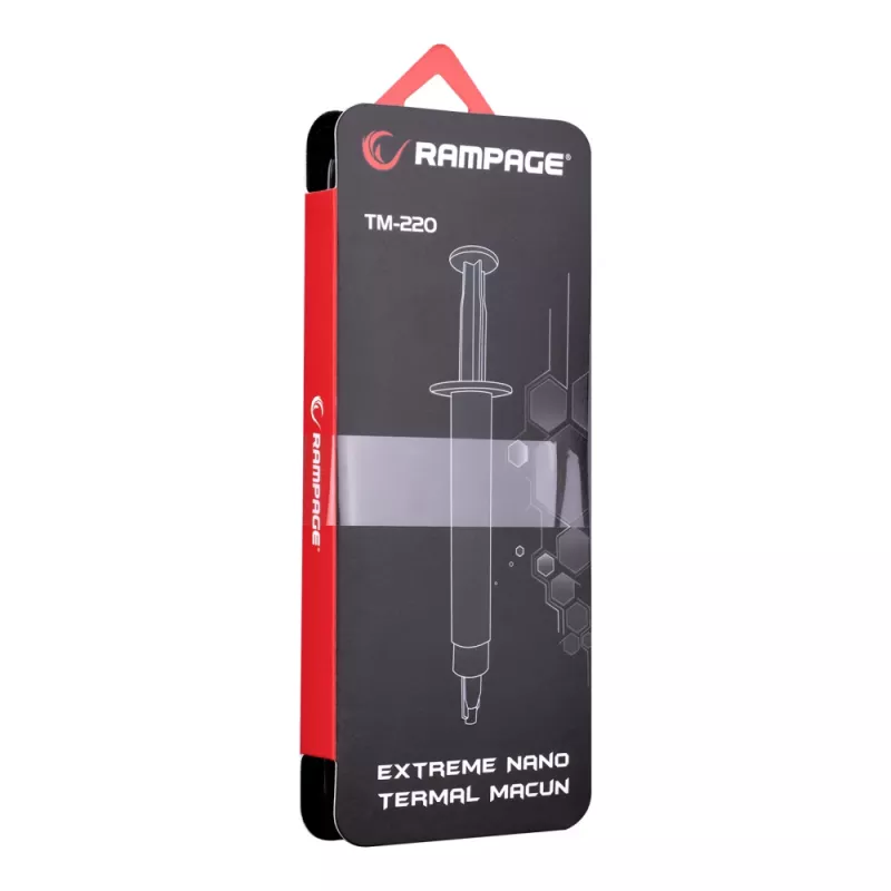 Rampage TM-220 Wärmeleitpaste 2g für CPU 11W/m.K, Spatel + IPA