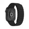 Mobilize Silikon-Armband - Magnetisch - für Apple 42/44/45/49mm - Schwarz