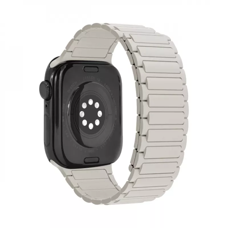 Mobilize Silikon Armband - Magnetisch - für Apple 38/40/41 mm - Starlight