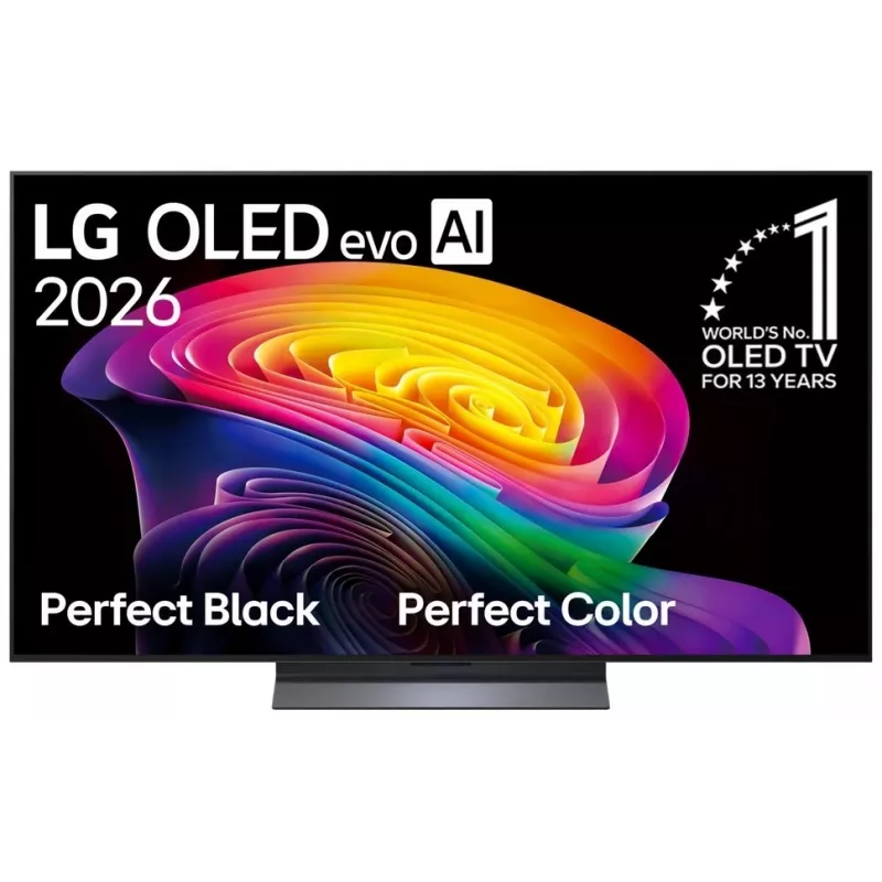 LG OLED55C61LA 55 Zoll 4K OLED evo Smart TV, webOS, schwarz