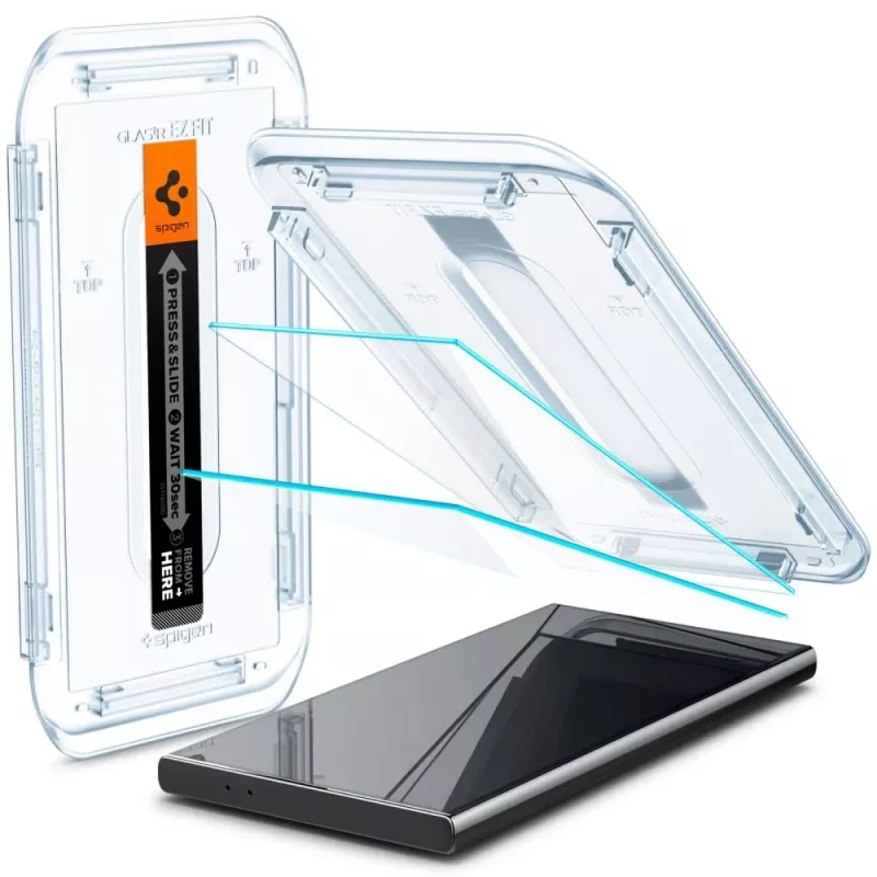 Spigen Glas.tR EZ Fit Tempered Glass Screen Protector for Samsung Galaxy S24 Ultra - 2 Pack