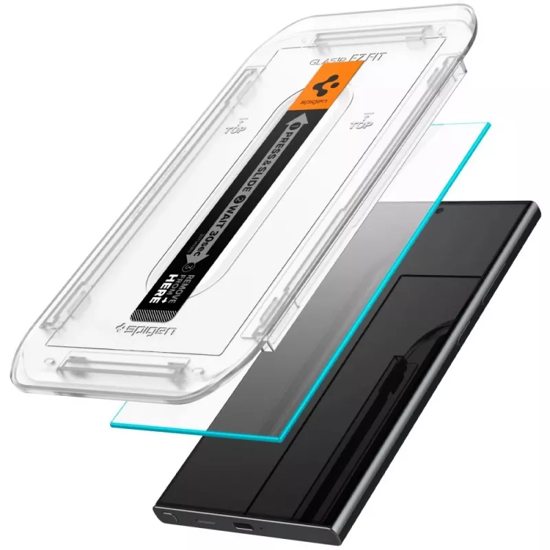 Spigen Glas.tR EZ Fit Tempered Glass Screen Protector for Samsung Galaxy S24 Ultra - 2 Pack