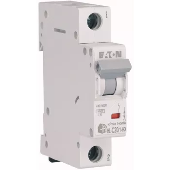 EATON HN-C20/1 Miniature Circuit Breaker MCB 20A 1-Pole C-Curve 6kA 1 Module
