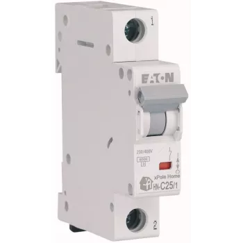 EATON HN-C25/1 MCB Leitungsschutzschalter, 25A, 1-polig, C-Charakteristik, 6kA