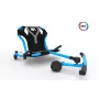 EzyRoller Spinner Pro X Fußbetriebenes Go-Kart mit 360°-Drehung, Blau, 10+ Jahre