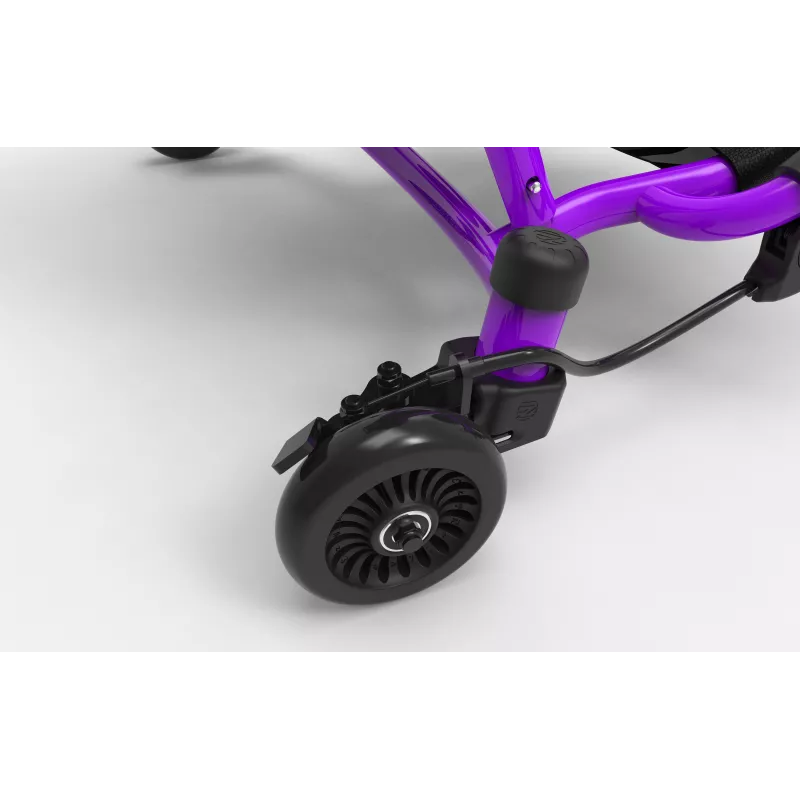 EzyRoller Drifter X Fußbetriebenes Drift-Gokart für Kinder 4-14 Jahre Lila