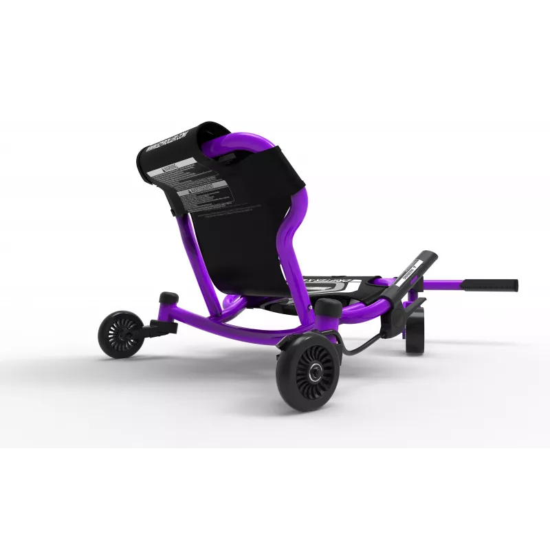 EzyRoller Drifter X Fußbetriebenes Drift-Gokart für Kinder 4-14 Jahre Lila