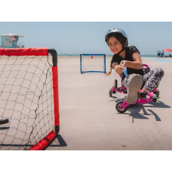EzyRoller EZ-HOCKEY Hockey-Set für 4 Spieler (Tore, Schläger, Pucks)