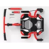 EzyRoller Spinner X Ride-On Go Kart - Beinbetrieben mit 360°-Drehung - Rot
