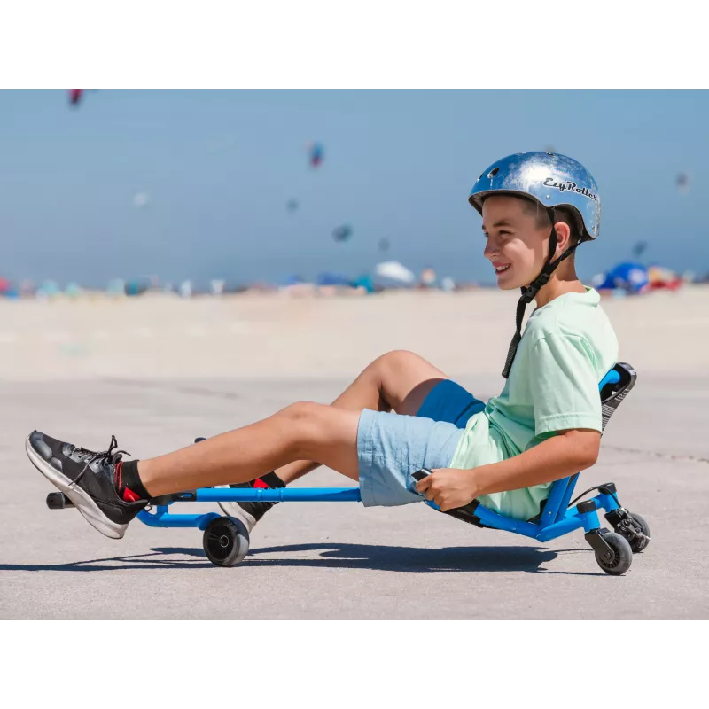 EzyRoller Spinner X Blau 360° Drift Ride-On Spielzeug für Kinder von 4-12 Jahren