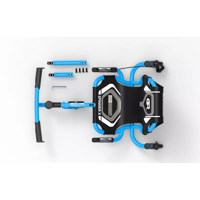 EzyRoller Spinner X Blau 360° Drift Ride-On Spielzeug für Kinder von 4-12 Jahren