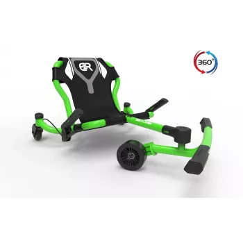 EzyRoller Spinner X Green 360° Drifting Ride-On für Kinder 4-12 Jahre