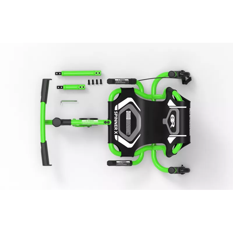 EzyRoller Spinner X Green 360° Drifting Ride-On für Kinder 4-12 Jahre