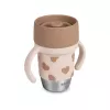 Beaba BigLove 360° Stainless Steel Training Cup 250 ml Rose