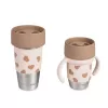 Beaba Mini & Me BigLove Edelstahl-Becherset für Mutter und Kind 360° Trainingsbecher 2-teilig