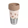 Beaba Mini & Me BigLove Edelstahl-Becherset für Mutter und Kind 360° Trainingsbecher 2-teilig