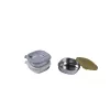 Beaba Edelstahl-Lebensmittelaufbewahrungsbehälter-Set mit Silikondeckeln, 3-teilig, Adventure Collection