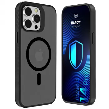 3MK PROTECTION Apple iPhone 14 Pro - 3mk Hardy Hazy MagCase Schwarz